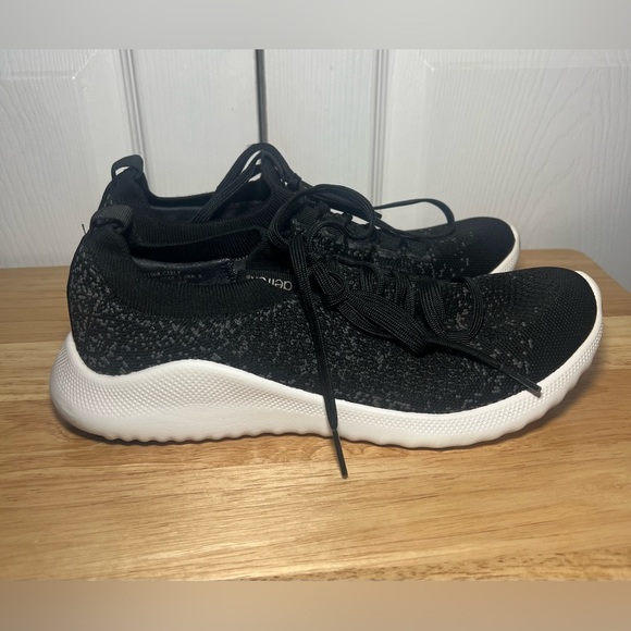 Aetrex Carly Women's Size 8.5 Black Orthotic Walking Arch Support Sneakers Shoes - Picture 3 of 12